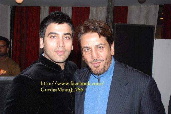 Gurdas Maan Sahib with Son Gurik Maan ji